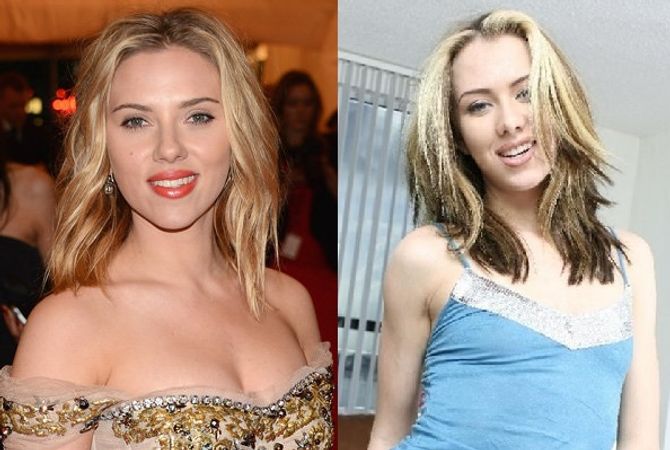 Scarlett Johansson y Jeannie Marie Sullivan