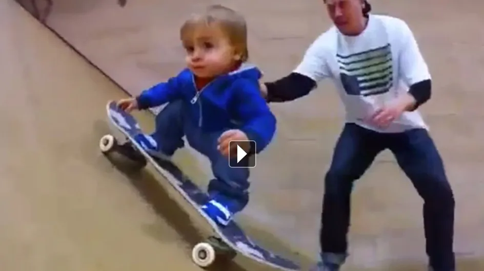 Découvrez le plus jeune skateur du monde (vidéo)