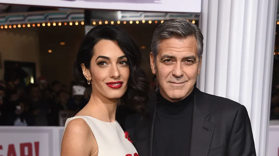 George et Amal Clooney amoureux sur le red carpet (Photos)