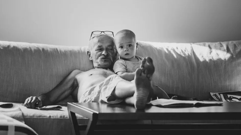 Estas fotografías te demostrarán que el amor entre abuelos y nietos es infinito
