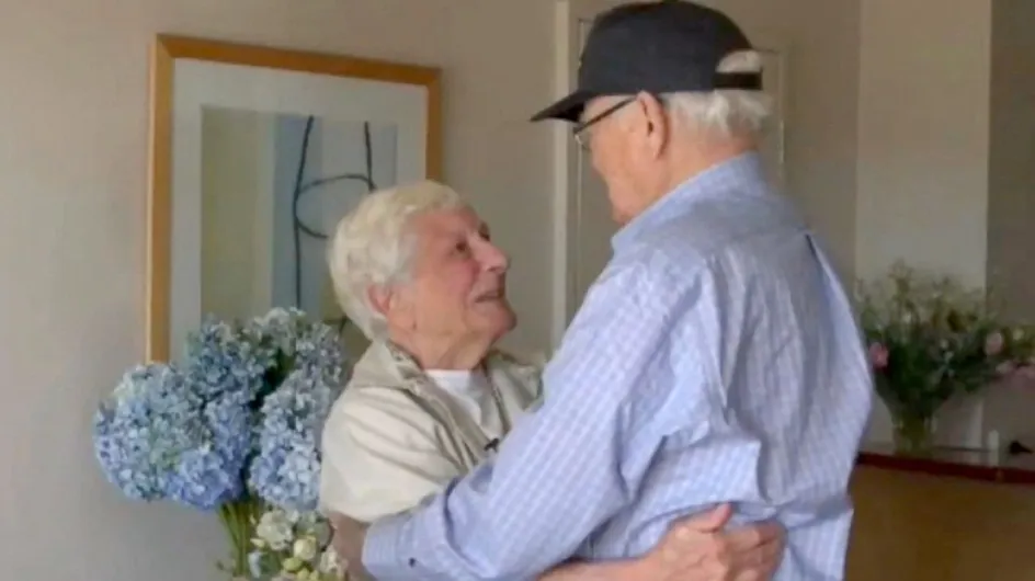 70 ans après, un vétéran de la Seconde Guerre Mondiale retrouve la femme de sa vie (Photos et vidéo)