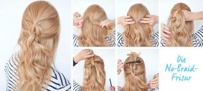 Die No-Braid-Frisur