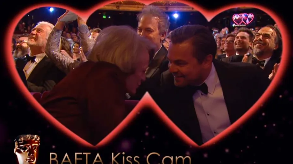 Leonardo DiCaprio Kissed Dame Maggie Smith At The BAFTAs Last Night And It Was Everything