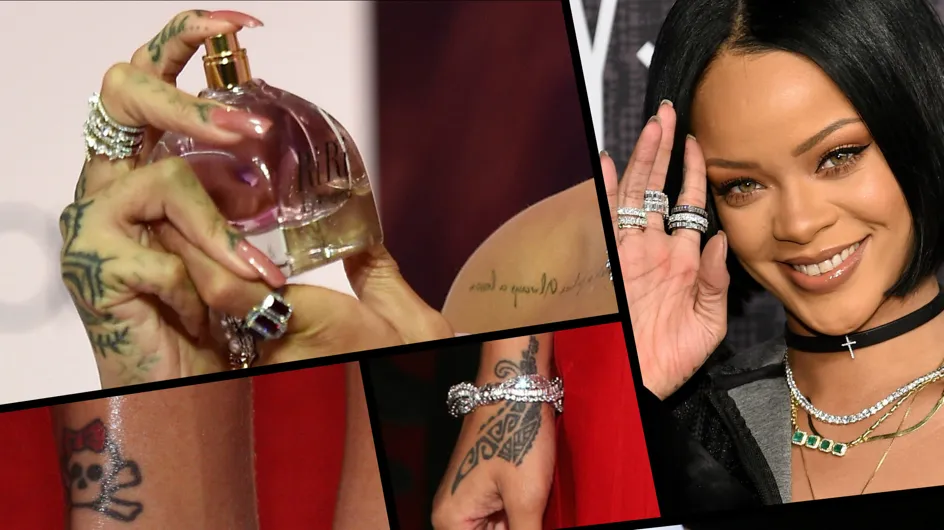 Rihanna, accro aux tatouages (Photos)