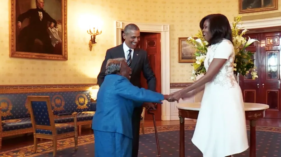Barack Obama Dancing With an Excited 106 Year Old At The White House Will Melt Your Heart