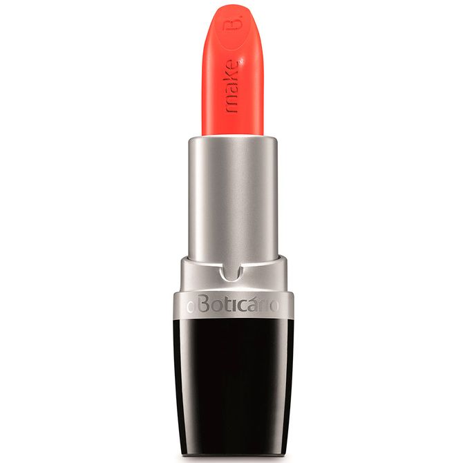 Make B. Batom Perfeito Cremoso cor Flat Orange, O Boticário, R$ 37