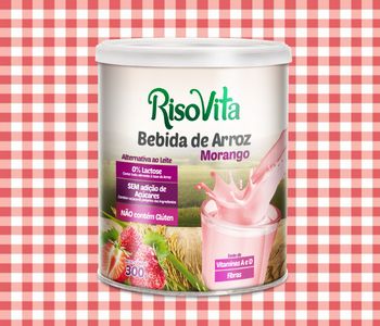 Risovita, em pó, Morango