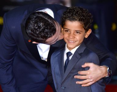 Cristiano Ronaldo y su hijo