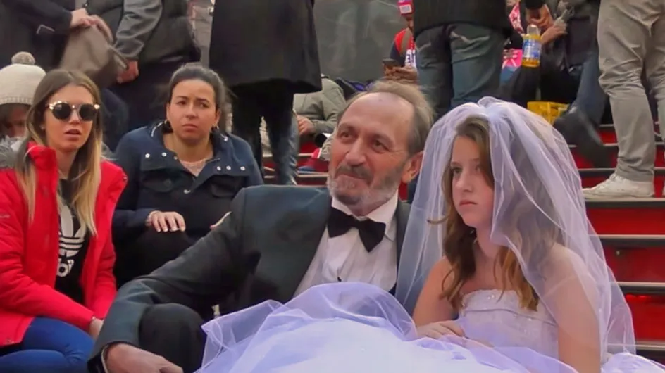 [Vídeo] El matrimonio entre una niña de 12 años y un hombre de 65 que escandaliza al mundo