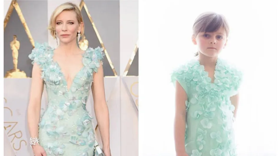A 6 ans, elle recrée les robes des Oscars 2016 avec du papier