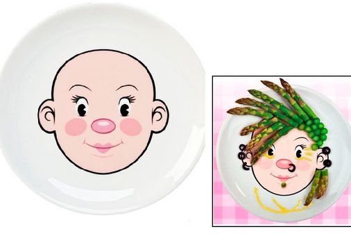 Plato con cara