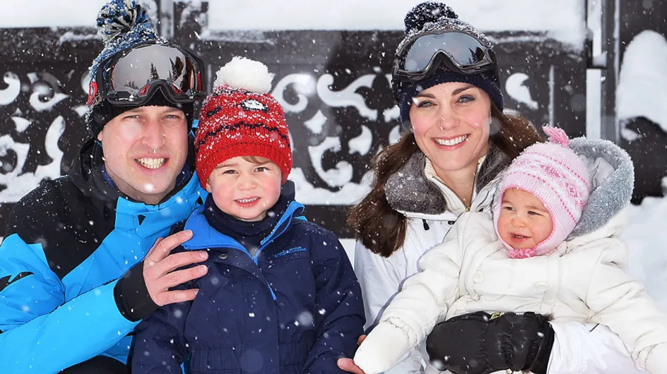 Kate And Will Share New Pictures Of Prince George And Princess Charlotte On A Skiing Trip