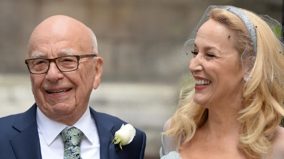 Londres se tiñe de azul para celebrar la boda de Rupert Murdoch y Jerry Hall