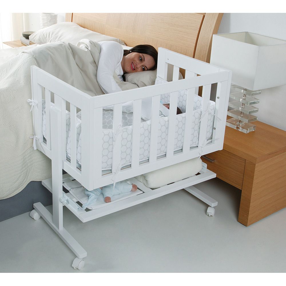 Двухместная кровать для новорожденных