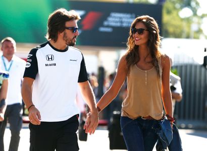 Lara Álvarez y Fernando Alonso