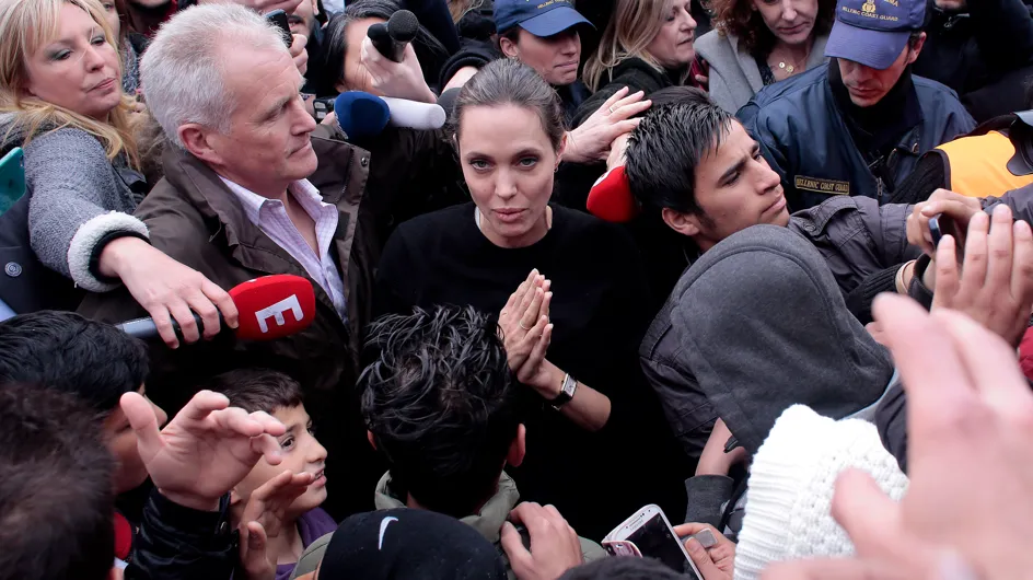 Le poignant appel d'Angelina Jolie pour les réfugiés (Photos)