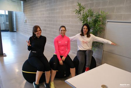 Miriam Aguilar (enfemenino), Elena Vidal (Style in Madrid) y Julia Girón (Hola! En Forma)