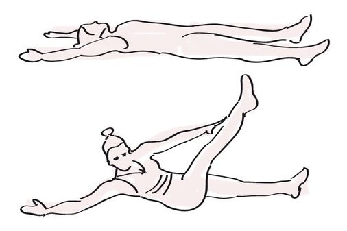 Abdominal cruzado