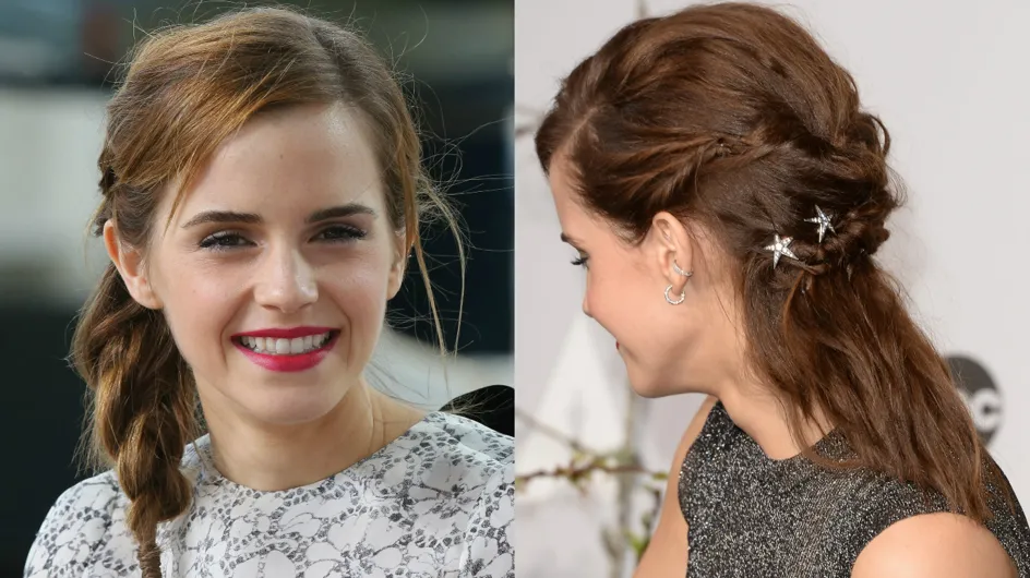 12 idées coiffure simplissimes qu'on pique à Emma Watson