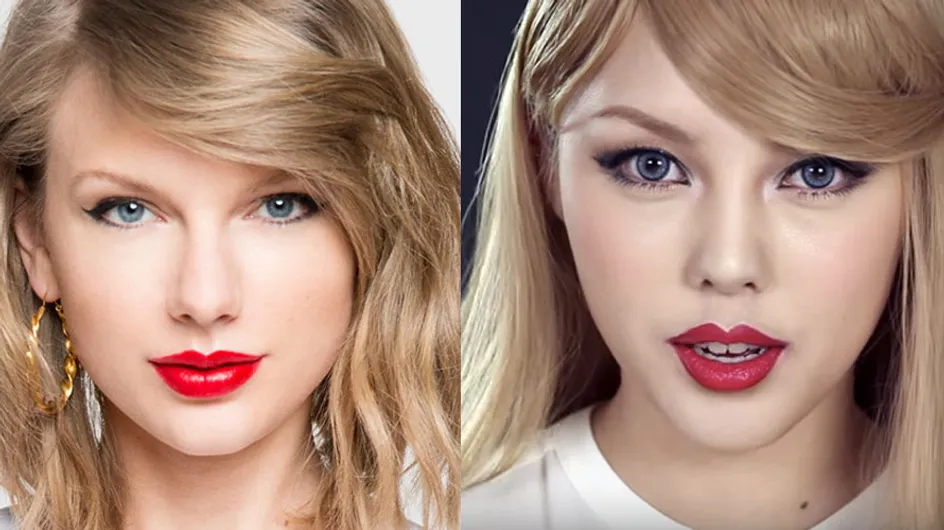 Elle devient le sosie de Taylor Swift grâce au maquillage