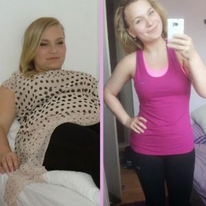 Adrienne vorher und nachher