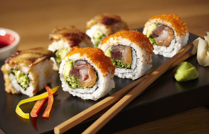 Roher Fisch: Sushi & Sashimi
