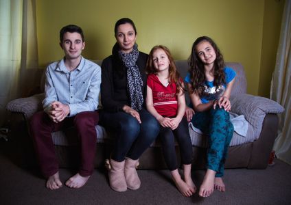 Grace con Daniel, Miriam y Grace