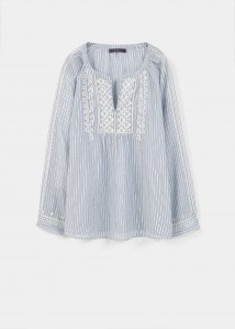 Baumwoll-Tunika von Mango Violeta, 49,99 €