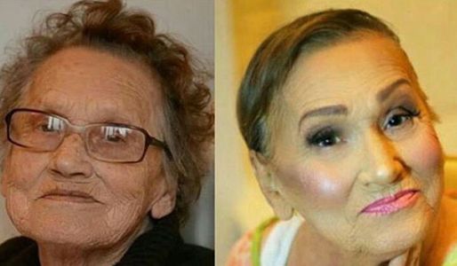 Glam ma - before and after