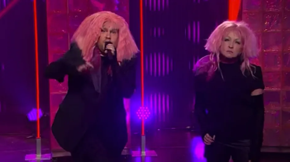 WATCH: James Corden Speaks Up For Equal Pay in Hilarious Girls Just Wanna Have Fun Parody With Cyndi Lauper!