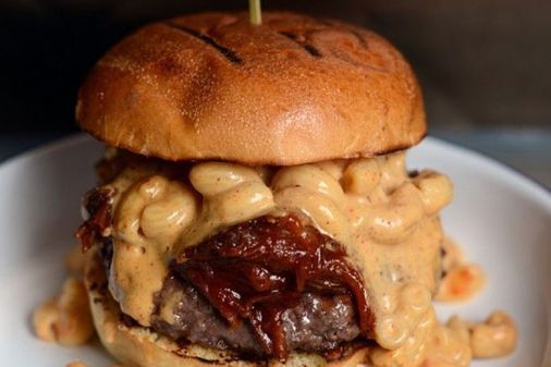 Mac and Cheese burger