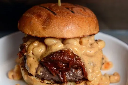 Mac and Cheese burger