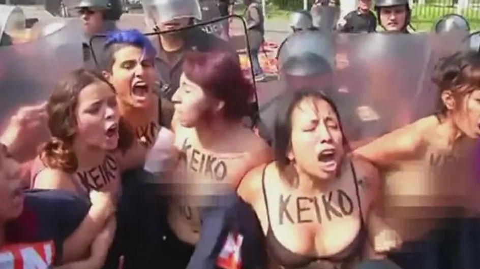 Au Pérou, seins nus contre une réforme de la loi sur l'avortement
