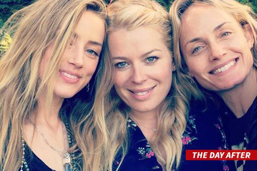 Amber Heard y sus amigas