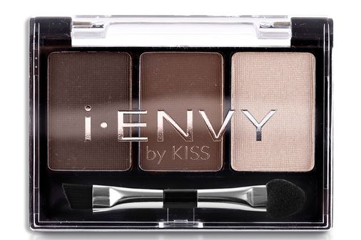 Kit de Sombras para Sobrancelhas, i-ENVY by Kiss NY, R$ 35