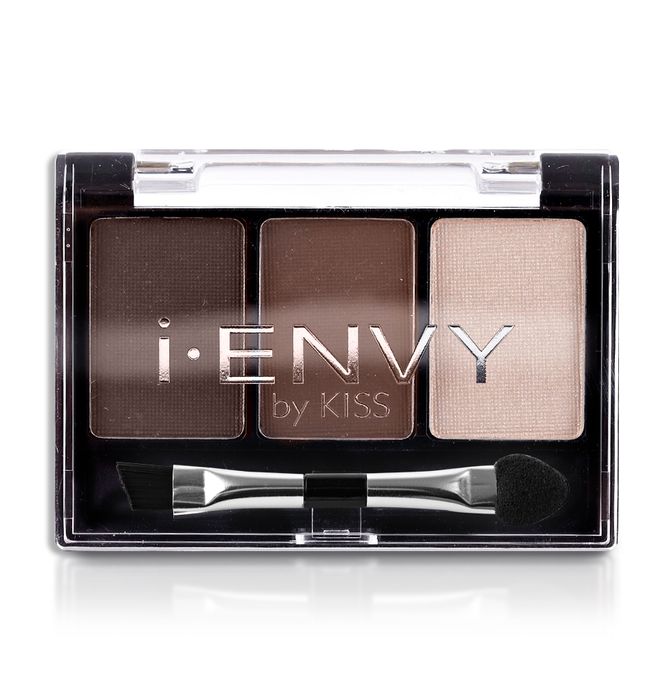 Kit de Sombras para Sobrancelhas, i-ENVY by Kiss NY, R$ 35