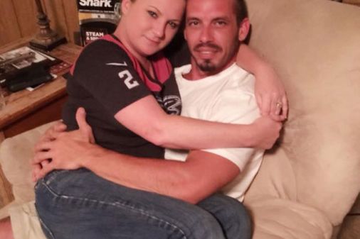 'My baby!' Jennifer Mulford breastfeeds her 36-year-old boyfriend Brad Lesson