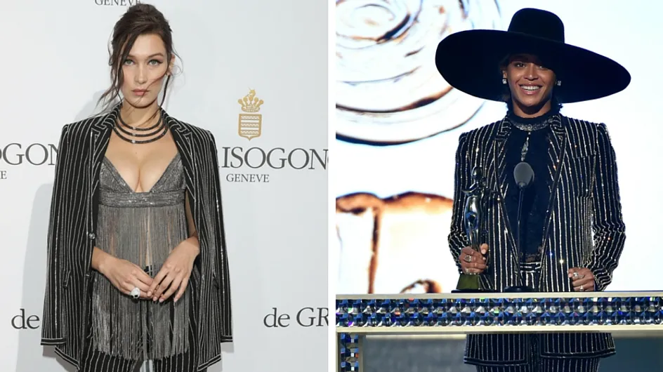 Bella Hadid VS Beyoncé : Qui porte le mieux le smoking bling-bling Givenchy ?