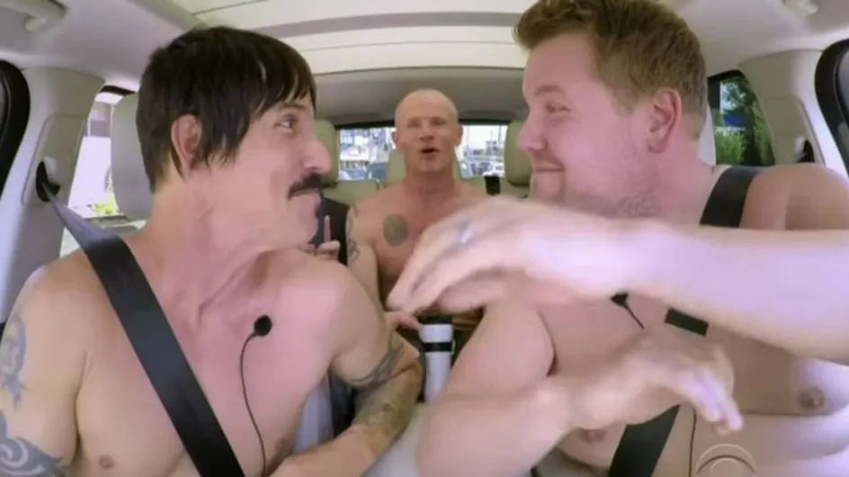 Red Hot Chili Peppers Just Put All Carpool Karaoke Guests To Shame (Thanks To Nudity And Man-Wrestling)