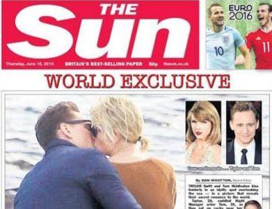 Taylor Swift y Tom Hiddleston
