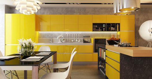 Cocinas amarillas