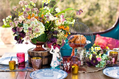Decoração de casamento Boho