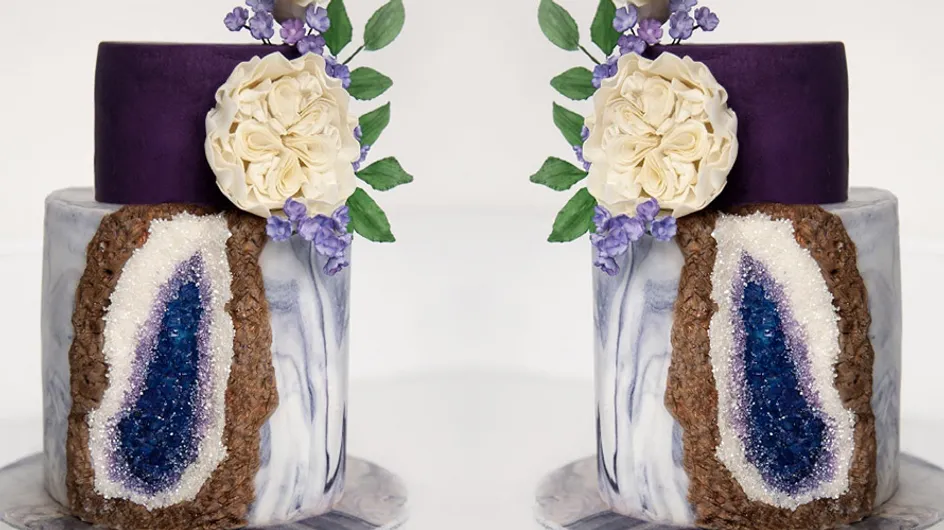 These Geode Gem Stone Cakes Are Literally Too Pretty To Eat