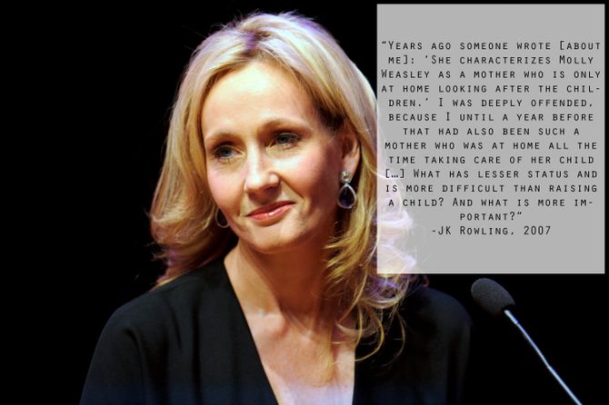 Inspiring quotes from JK Rowling