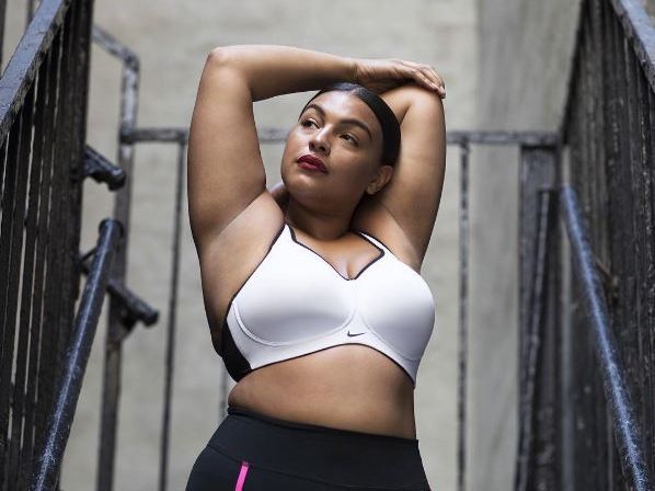 plus size model nike