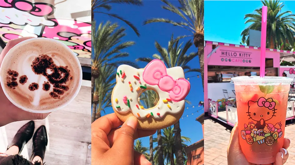 Uma cafeteria da Hello Kitty foi inaugurada nos EUA – e nós estamos apaixonadas!
