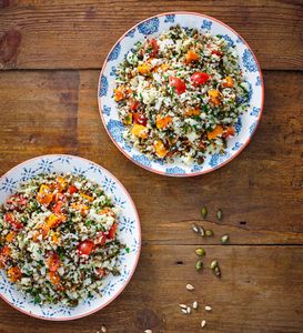 Mit Quinoa lassen sich viele leckere Gerichte kochen.