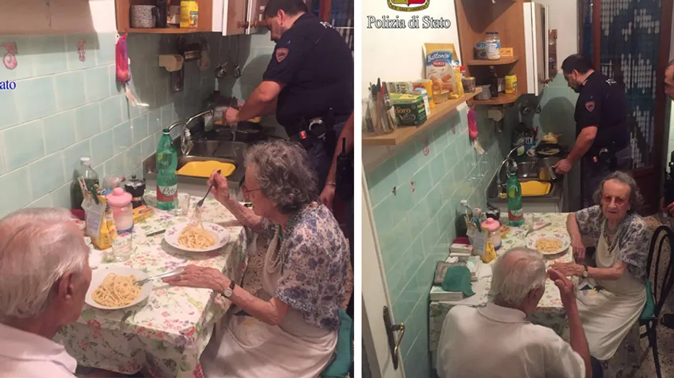 Freund und Helfer: Diese Polizisten gehen für zwei einsame Rentner weit über ihre Pflicht hinaus