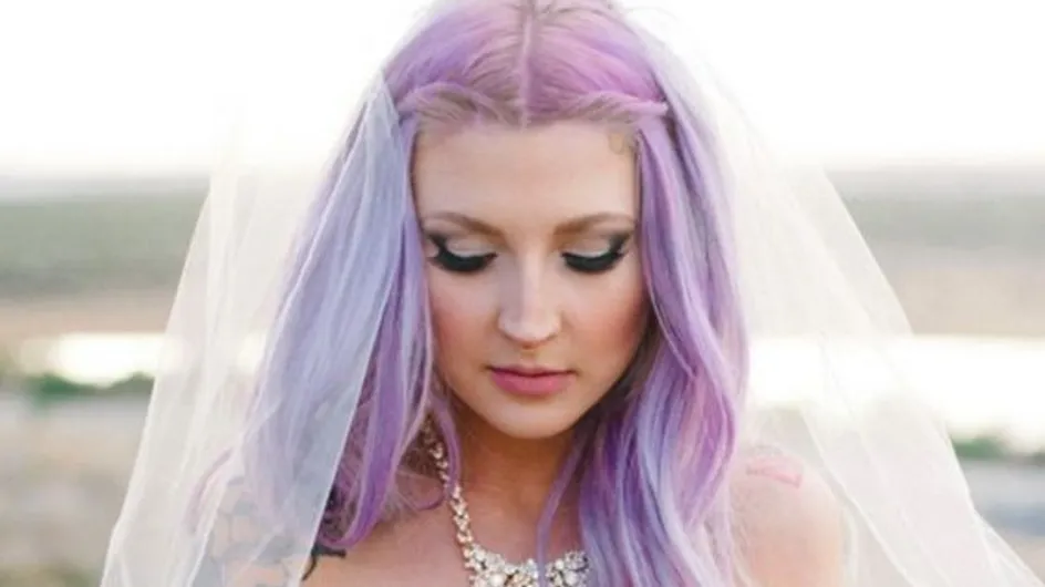 Novias con cabellos de colores: no renuncies a tu estilo el día de tu boda