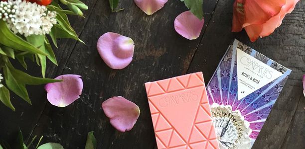 Chocolate con vino rosado